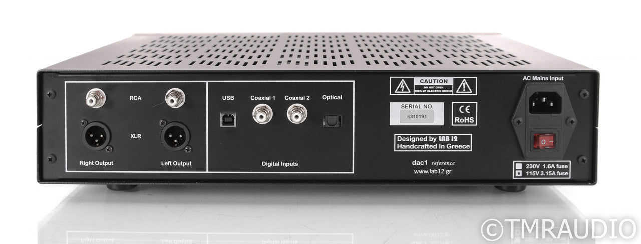 Lab12 dac1 Reference Tube DAC; D/A Converter; Silver (Open Box)