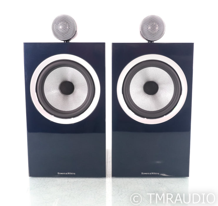 B&W 705 Signature Bookshelf Speakers; 705S2; Midnight Blue Pair