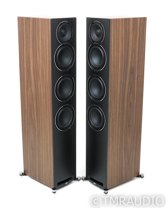 Elac Uni-Fi Reference UFR52 Floorstanding Speakers; Walnut Pair (Open Box)