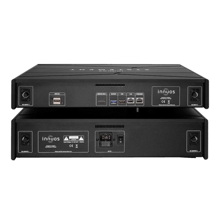 Innuos Statement NG Music Server & Streamer rear panel, inputs and outputs