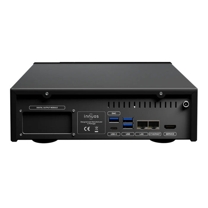 Innuos Stream1 Music Streamer & Server rear panel, inputs and outputs
