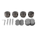 IsoAcoustics Gaia III Neo Isolators with included threads and accessories