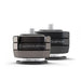 IsoAcoustics Gaia II Neo Isolators, both finishes side by side