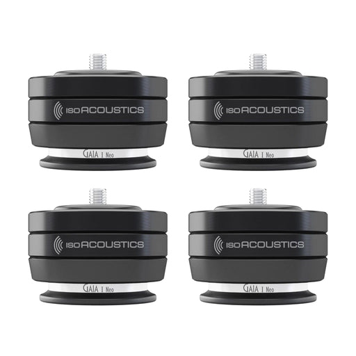 soAcoustics Gaia I Neo Isolators, Set of 4 in black finish