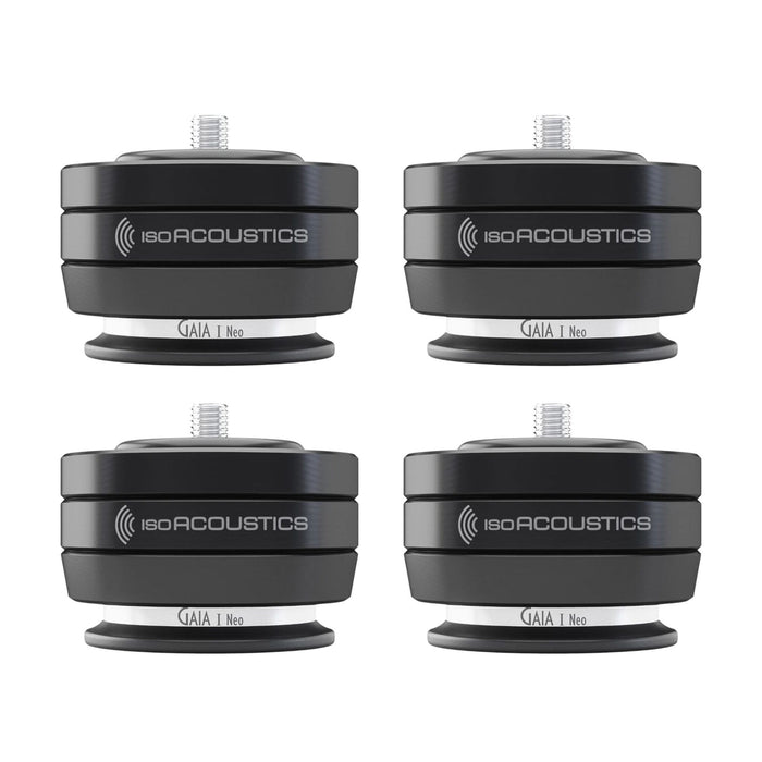 soAcoustics Gaia I Neo Isolators, Set of 4 in black finish