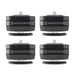 soAcoustics Gaia I Neo Isolators, Set of 4 in black finish