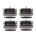 soAcoustics Gaia I Neo Isolators, Set of 4 in dark chrome finish