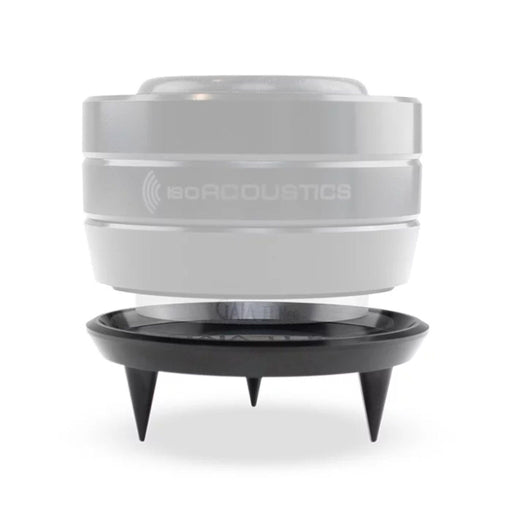 IsoAcoustics Gaia Neo Carpet Disc with isolator in place on top