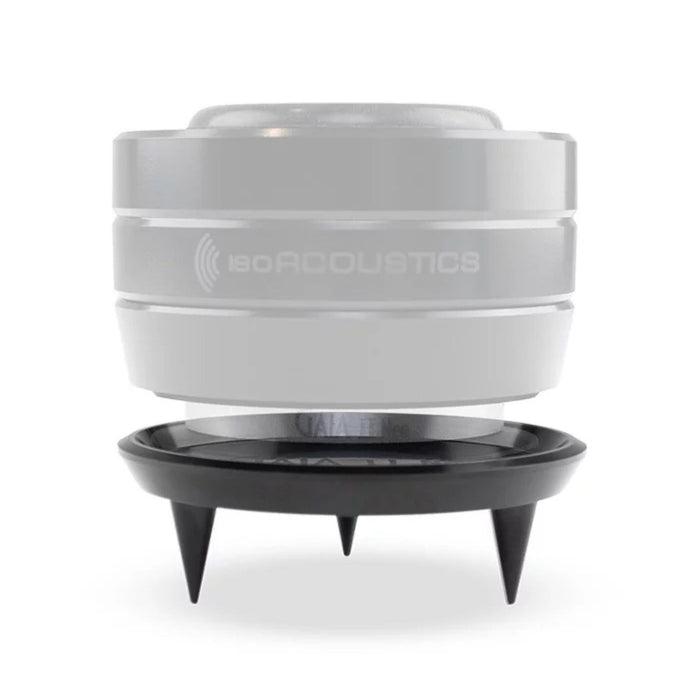 IsoAcoustics Gaia Neo Carpet Disc with isolator in place on top