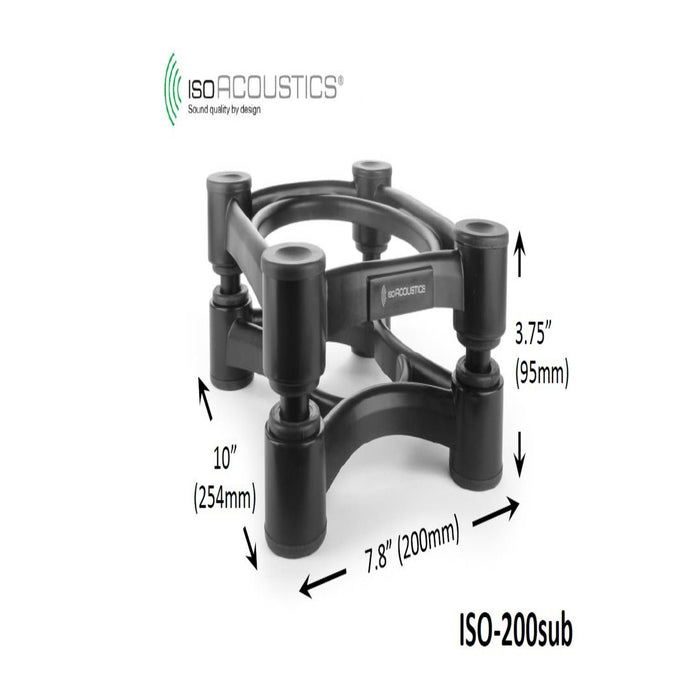 IsoAcoustics ISO-200Sub Isolation Stand; ISO-200 Sub