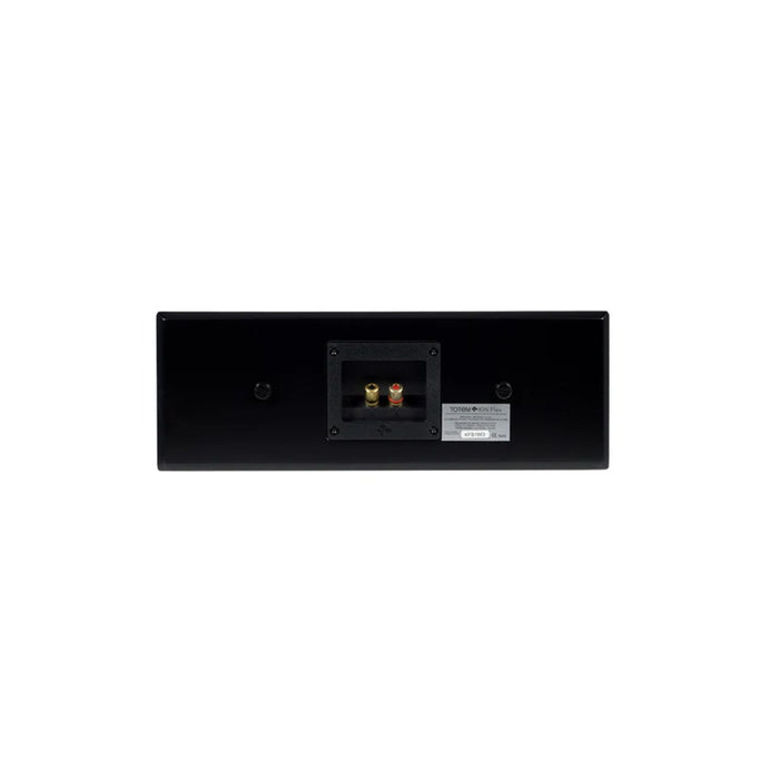 Totem Acoustic KIN FLEX Center Channel Speaker in black, rear view