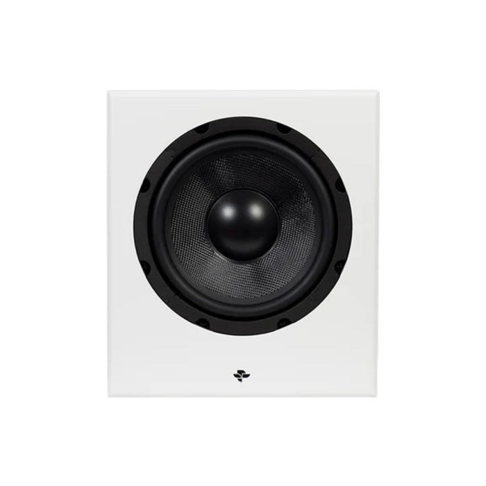 Totem Acoustic KIN Sub 8 Subwoofer in white, front view