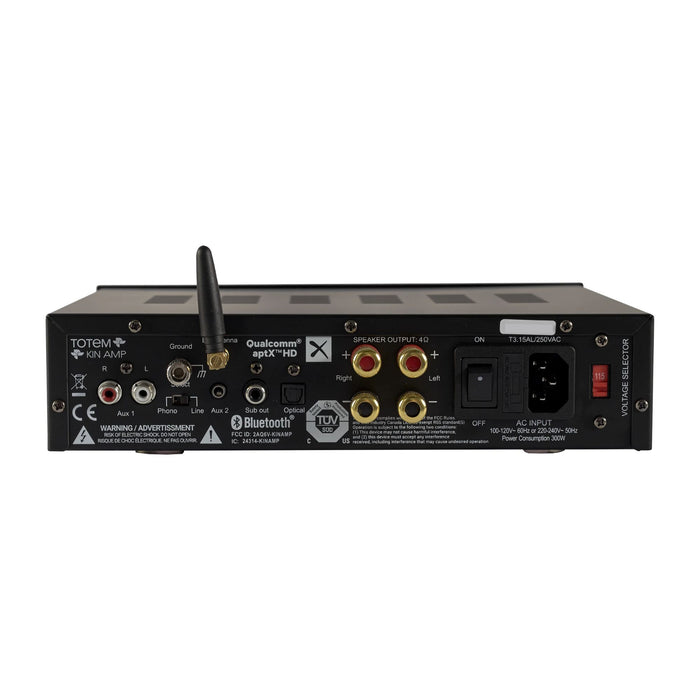 Totem Acoustic KIN Bluetooth Power Amplifier rear view