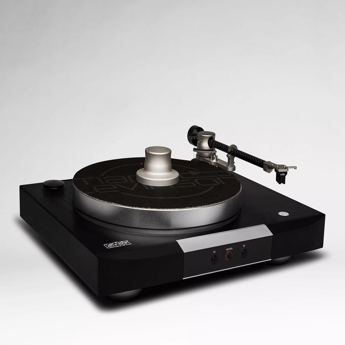 View of the stylish design of Mark Levinson No 5105 Turntable