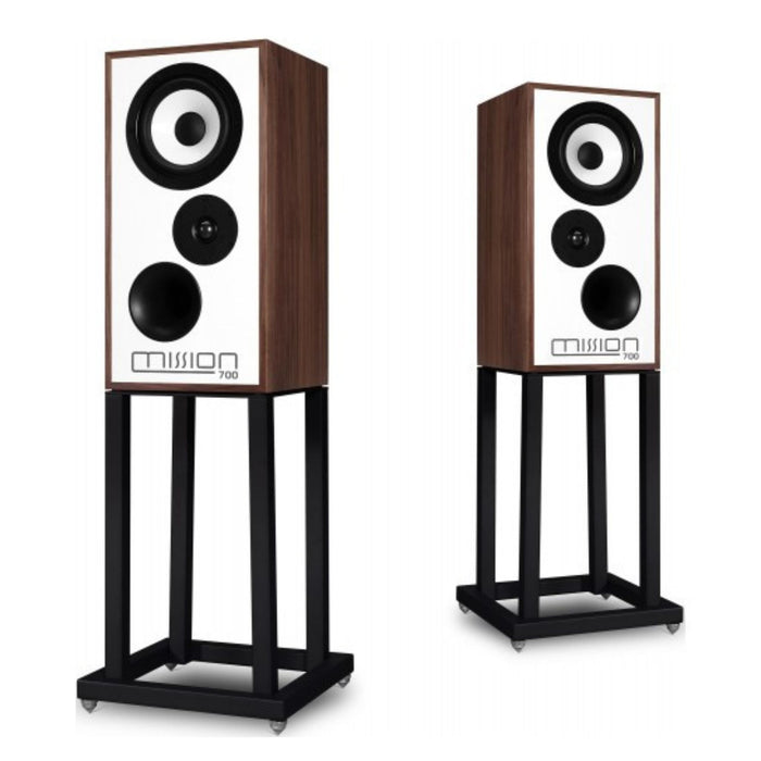 Mission 700 Bookshelf Speakers with Stands; Pair