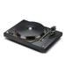MoFi MasterDeck Turntable, black ash angled left without record