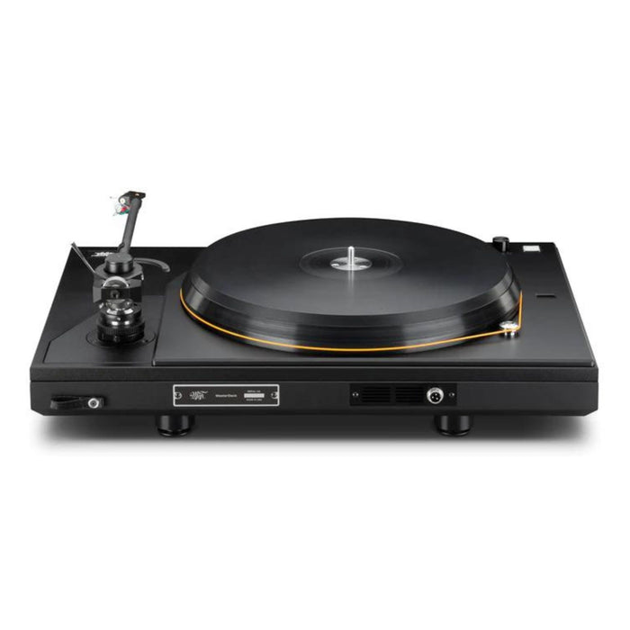 MoFi MasterDeck Turntable, black ash rear view 