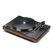MoFi MasterDeck Turntable, Walnut angled left without record