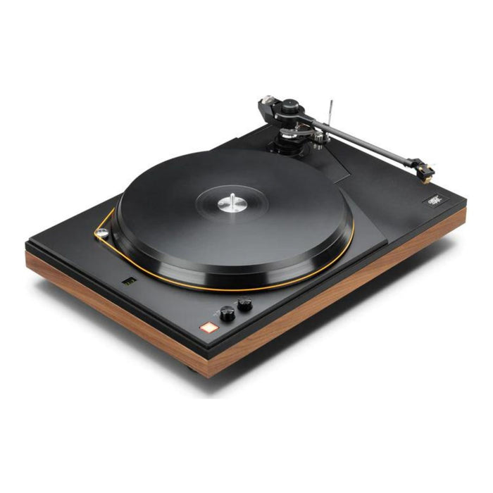 MoFi MasterDeck Turntable, Walnut angled right without record