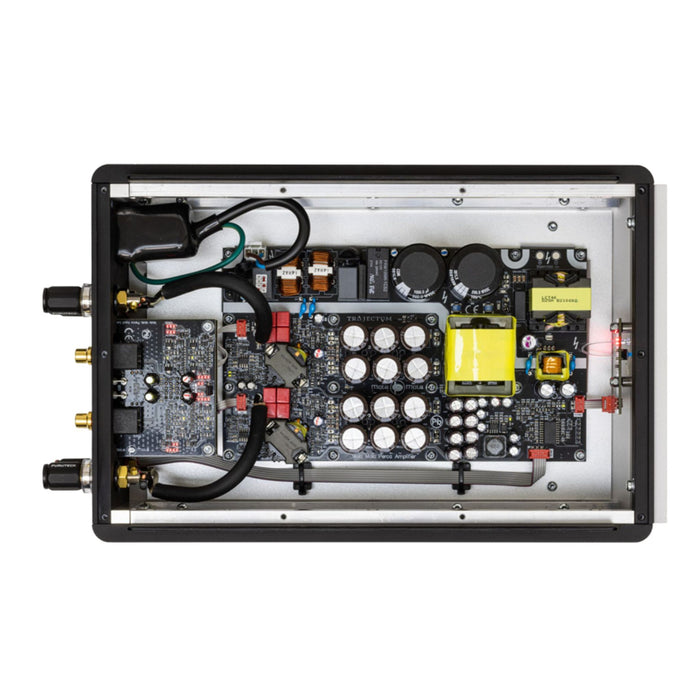 Mola Mola Perca Stereo Power Amplifier top view, internal components