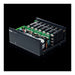 Musical Fidelity M6x 250.7 7 Channel Class A/B Power Amplifier, black angled view, top removed