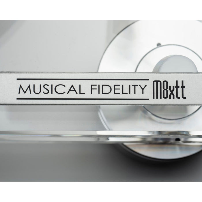 Musical Fidelity M8xTT Turntable , badge close up