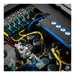 Musical Fidelity Nu-Vista 800.2 Integrated Amplifier, black finish close up view of internals, angled view