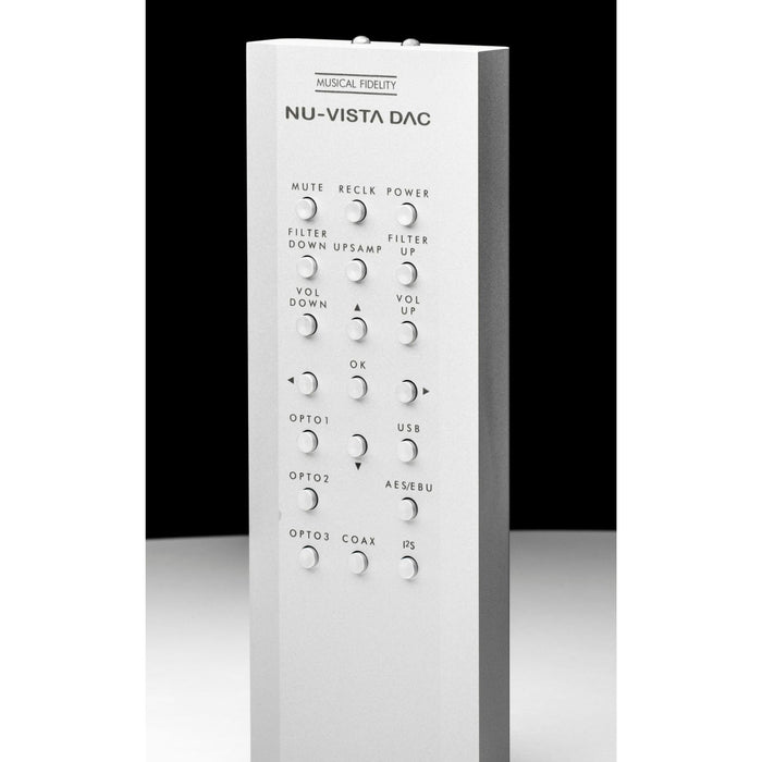 Musical Fidelity Nu-Vista DAC Remote, silver finish