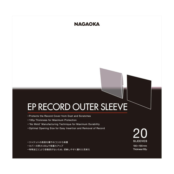 Nagaoka JC20EP EP Jacket Covers