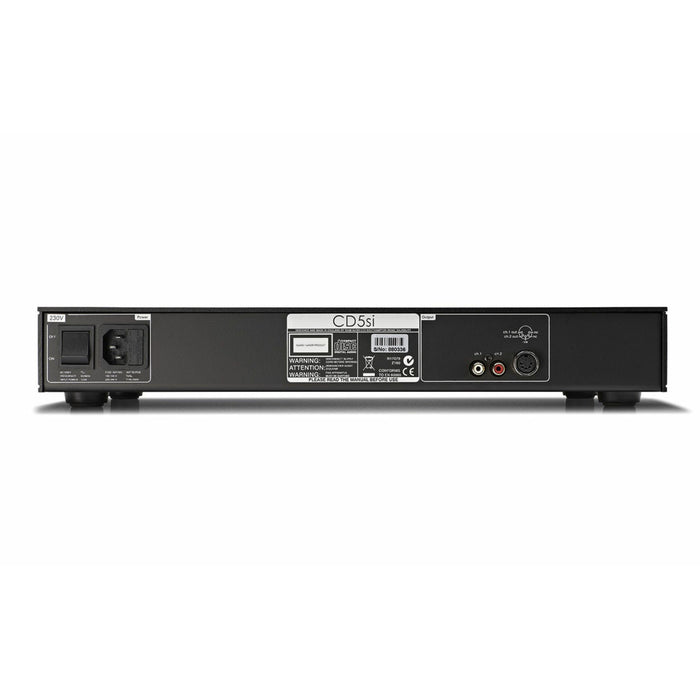 Naim CD5 SI CD Player rear panel, inputs and outputs