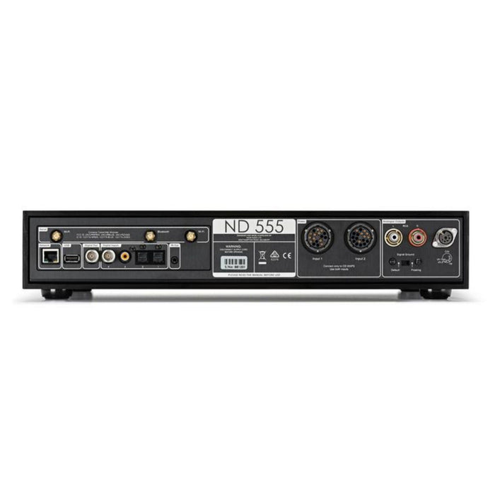 Naim ND 555 Reference Network Player rear panel, inputs and outputs