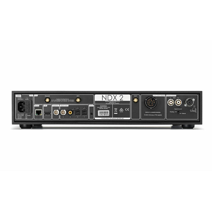 Naim NDX 2 Network Music Player rear panel, inputs and outputs