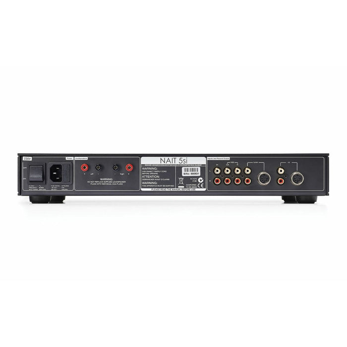 Naim Nait 5SI Integrated Amplifier rear panel, inputs and outputs