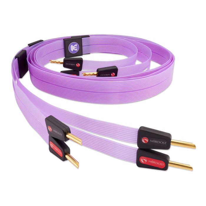 Nordost Purple Flare 3 Speaker Cables with banana terminations