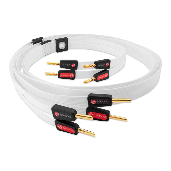 Nordost White Lightning 3 Speaker Cables with spade terminations