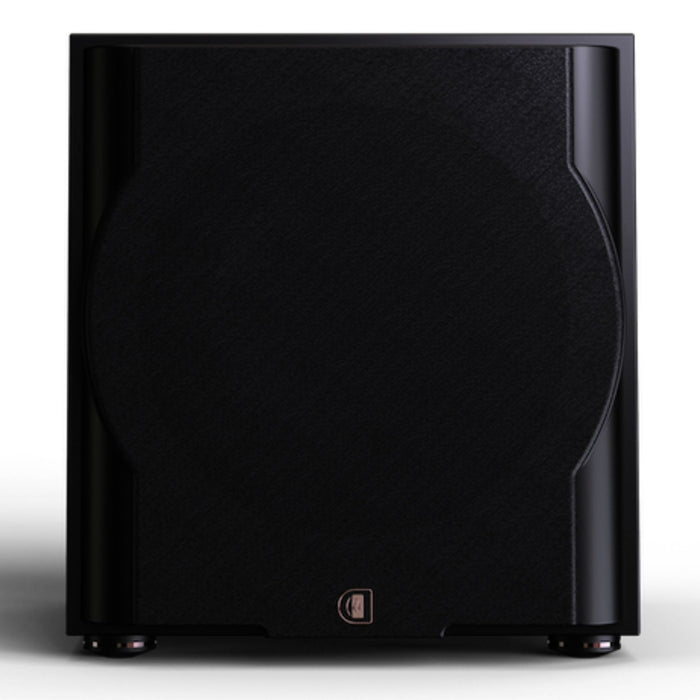 Perlisten R12s Powered Subwoofer front view with grill