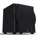 Perlisten R12s Powered Subwoofer front angled view with grill