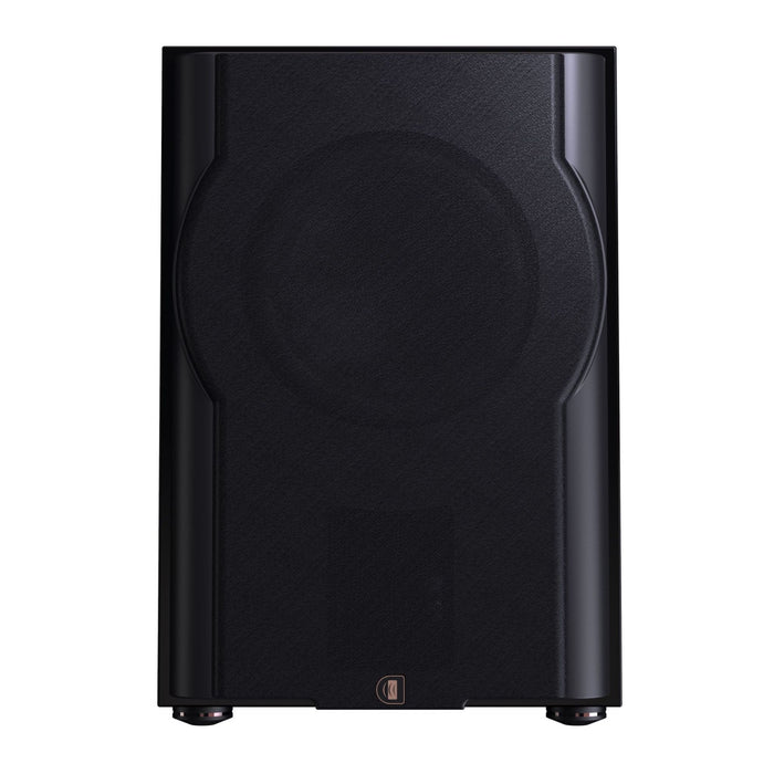 Perlisten R210s Dual Driver Powered Subwoofer, piano black with grill