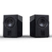 Perlisten R210s Dual Driver Powered Subwoofer, piano black pair, hero shot