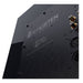 Perlisten R210s Dual Driver Powered Subwoofer, piano black rear panel close up