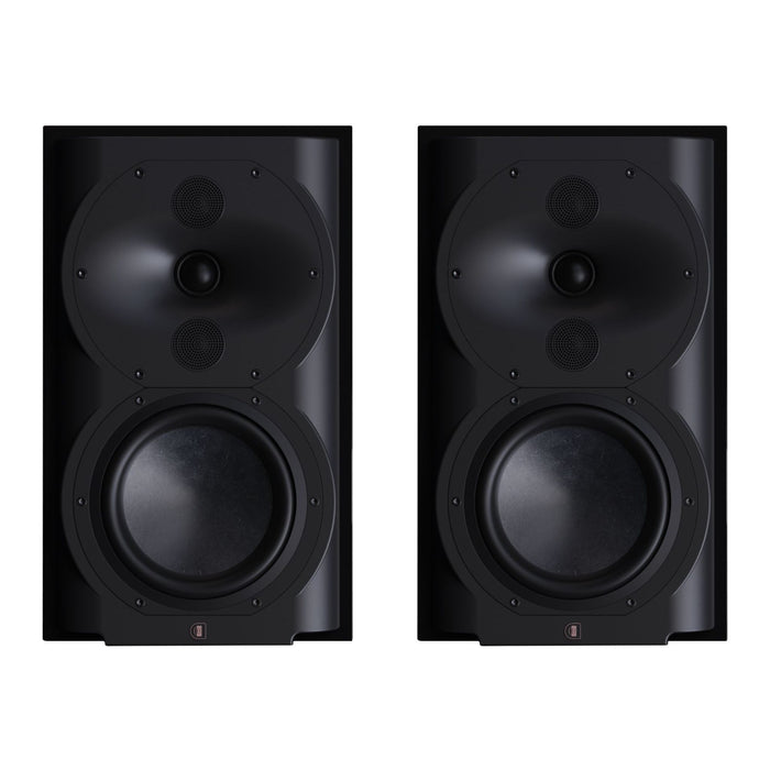 Perlisten R4b Bookshelf Speakers, piano black Pair