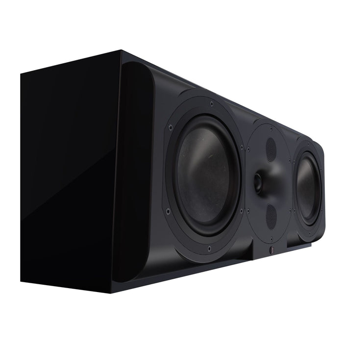 Perlisten R5c Center Channel Speaker, piano black side view