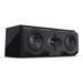 Perlisten S5c Center Channel Speaker, Piano Black angled view