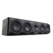 Perlisten S7c Center Channel Speaker, piano black angled view
