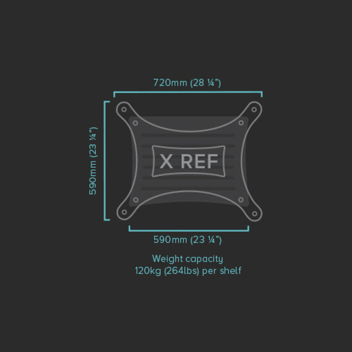Quadraspire X Reference Component Rack