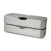Chord Electronics Quartet Scaler in silver, angled view