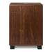 REL Classic 99 Subwoofer, walnut veneer angled view