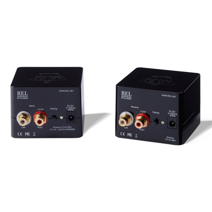 REL HT-Air MkII Wireless Transmitter rear panel, inputs and outputs