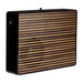 REL Planar PL-2 Subwoofer in black, with grille