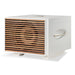 REL S/550 Wood Grille white